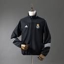 Corta-vento Real Madrid Preto