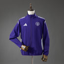 Corta-vento Manchester United 25/26 Treino Roxo