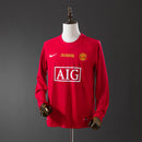 Manchester United Home 07/08 Champions League Manga Comprida Retro