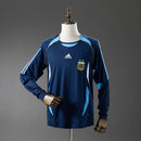 Argentina Away 2006 Manga Comprida Retro