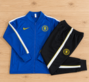 Fato de treino infantil Chelsea Azul e Preto, fecho completo – imagem 2