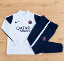 Fato de treino infantil PSG Branco e Azul, meio fecho – imagem 2