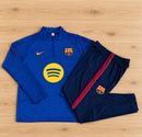 Fato de treino infantil Barcelona Azul, meio fecho – imagem 2