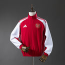 Corta-vento Arsenal Vermelho e Branco