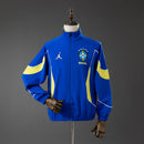 Corta-vento Brasil x Jordan 2026 Azul